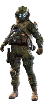 A general appearance of common Rifleman-class Pilots.