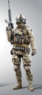 CQB-class Pilots that sometimes blends in their appearance into the Grunts and use parkour abilities to the .