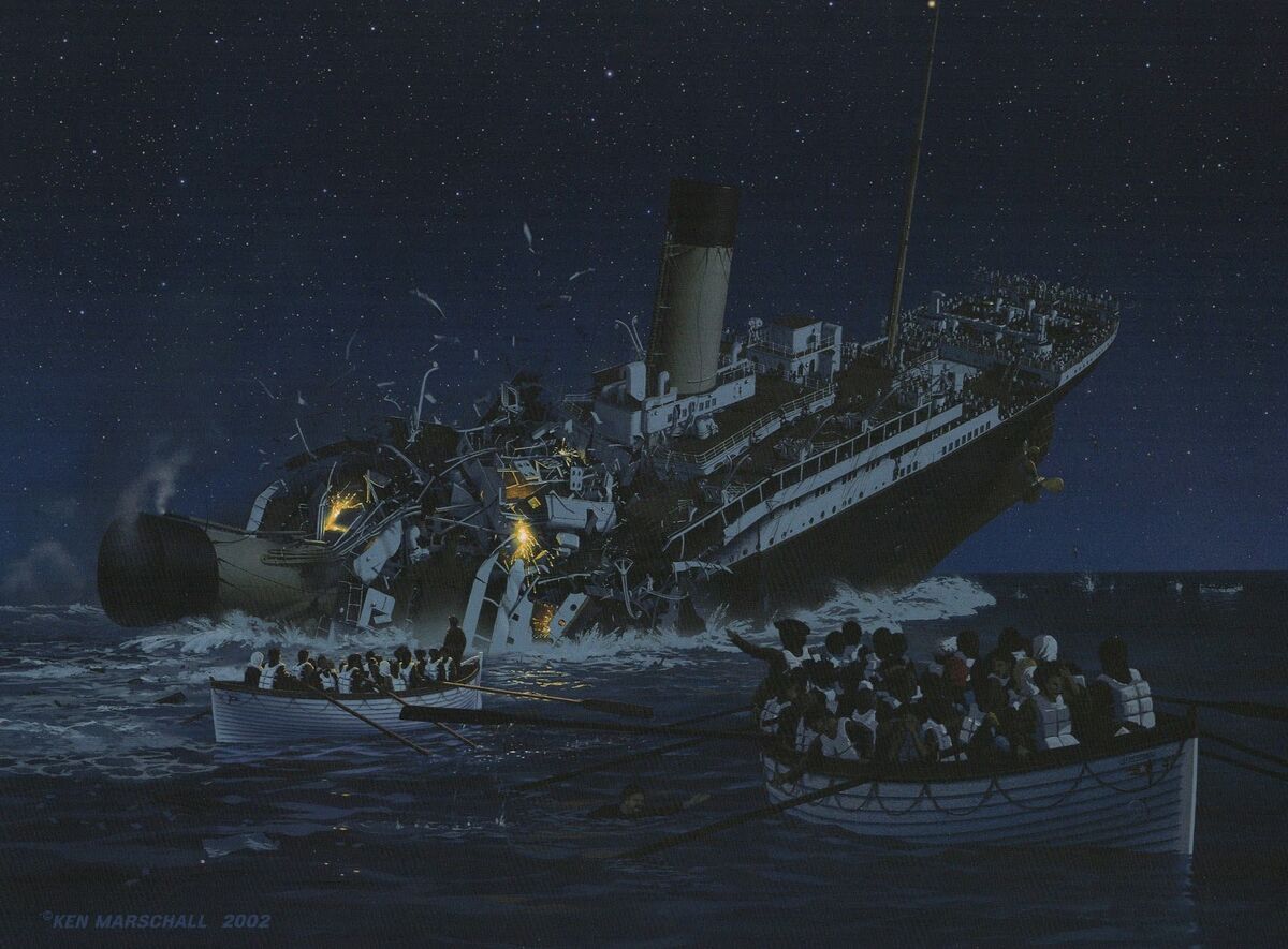 Break-up of the Titanic | Titanic Wiki | Fandom