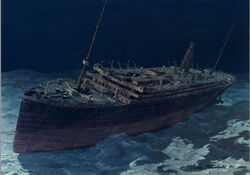 titanic wreckage stern