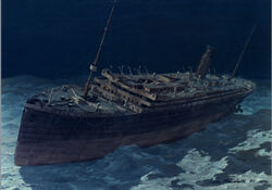 titanic shipwreck stern