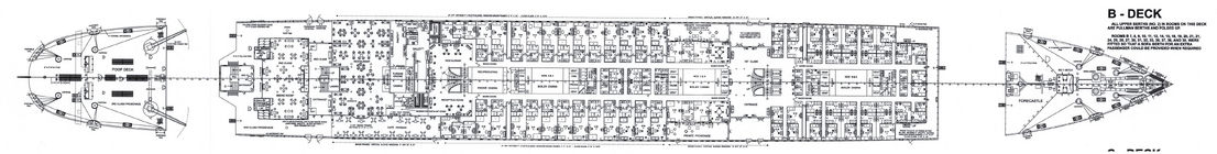 B Deck Deckplan Titanic