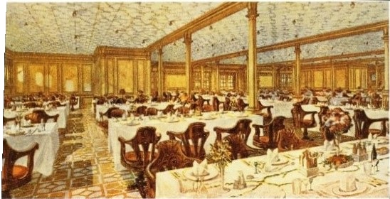 2 class dining room titanic