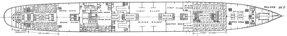 Initial Deckplan of D-Deck