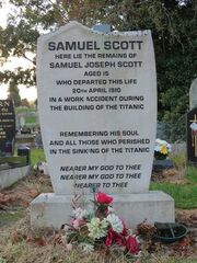 Sam Scott's grave