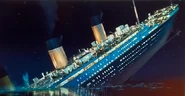 Titanic's stern rises to 30+ degrees at 2:17 A.M.