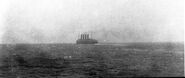 Last known photo of Lusitania before her demise