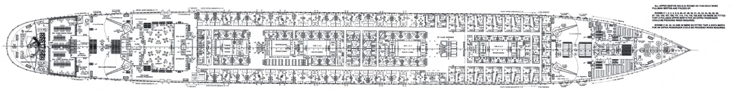 Later Deckplan of C-Deck