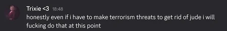 Leaked screenshot showing pre-emptive post about the terrorism threat just hours before it occured