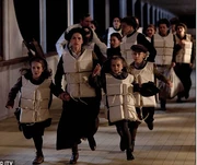 The policy of women and children first when the Titanic - recently dramatised for a hit ITV series, pictured - led to 70 per cent of these groups being saved, compared with just 20 per cent of the men