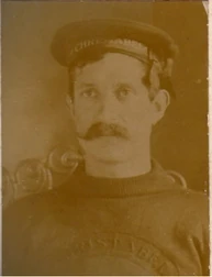 Frederick Woodford in 1900. He is dressed in the uniform of the SS Christabel, one of his previous ships.