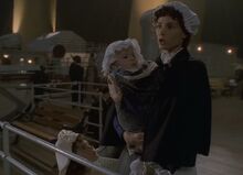 Alice Cooper with Baby Trevor and Lorraine Allison in Titanic (1996)