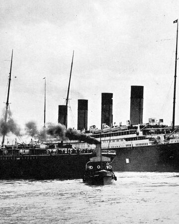 Near Collision In Southampton Titanic Wiki Fandom