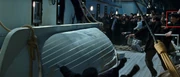 The seaman at Collapsible lifeboat B