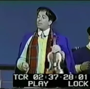 Ted Sperling as Wallace Hartley in the 1997 Broadway musical.