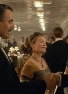 Madeleine Astor during the dinner in the 1997 Titanic