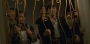 Irish Bunkmate try to open the gate