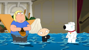 Family Guy -Stewie, Chris & Brian's Excellent Adventure - (2015) First Class Dinning Room Flooding