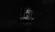 SS Californian at night, as seen in A Night to Remember (1958 film)