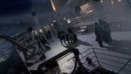 The Boat deck flooding in the 1996 Miniseries Titanic