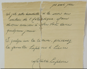 Mathilde's note