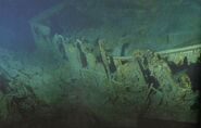 Another view of the gymnasium on the wreck