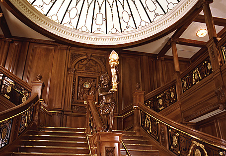 titanic aft grand staircase