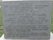 Annie Funk Grave Stone