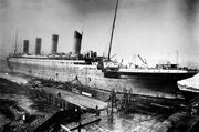 Titanic under construction