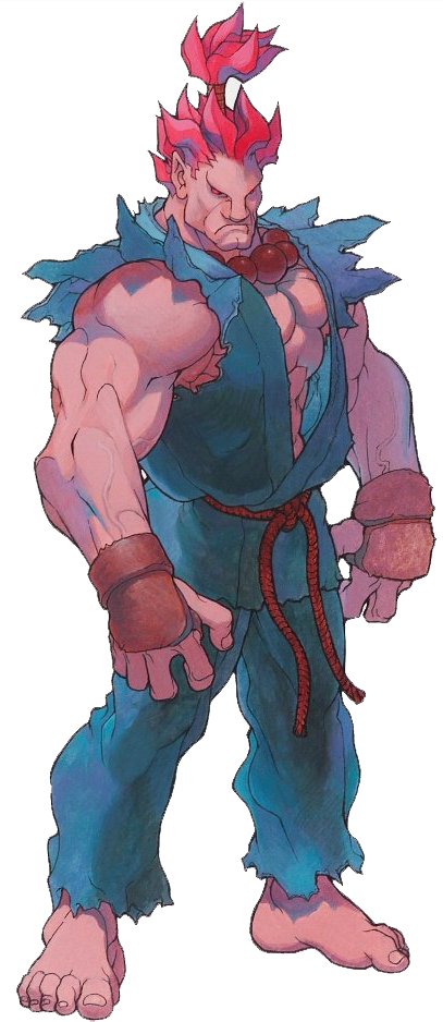 STREET FIGHTER ALPHA - AKUMA!!!!, RYU VAI FAZER UM VISITINHA A ILHA DO  AKUMA, BÁSICAMENTE PARA TENTAR SE LIVRAR DO SEU PODER MALIGNO O SATSUI NO  HADOU UMA CENA FODA!!!!