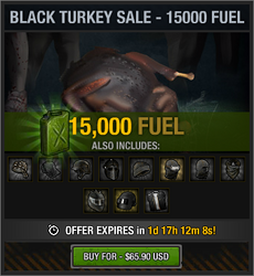 Black Turkey Sale - 15000 - $65.90 USD