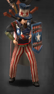A survivor with The Hammer of Justice.