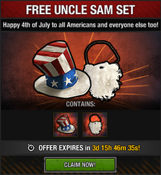 Free Uncle Sam Set