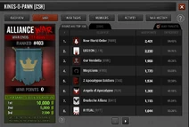 The Alliance Wars page.