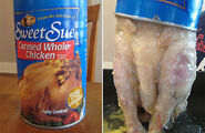 Canned chicken in real life