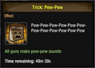 The Pew-Pew Trick