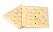 Salted crackers in real life.