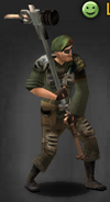 A Survivor with the Drivehammer.