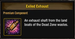 Tlsdz exiled exhaust