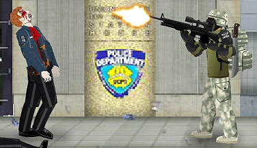 M16action-sdw.png (189 KB) A survivor using a Scoped M16A2 to kill an undead cop