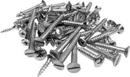 Various types of screws.