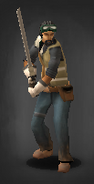 Survivor holding a Katana