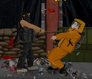 Taking down a HERC scientist with a Sledge