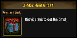 Z-Mas Hunt Gift 1