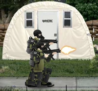 A pair of HERC troopers wielding MP5s in the Union Park outpost