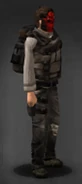 Survivor wearing the CQB Gear.