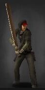 A survivor equipped with the Bloodluster