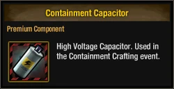 Containment Capacitor
