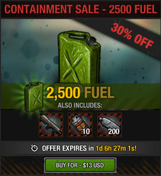 Containment Sale - 2,500