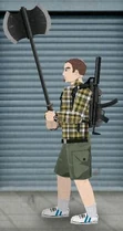 Survivor with the Battle Axe
